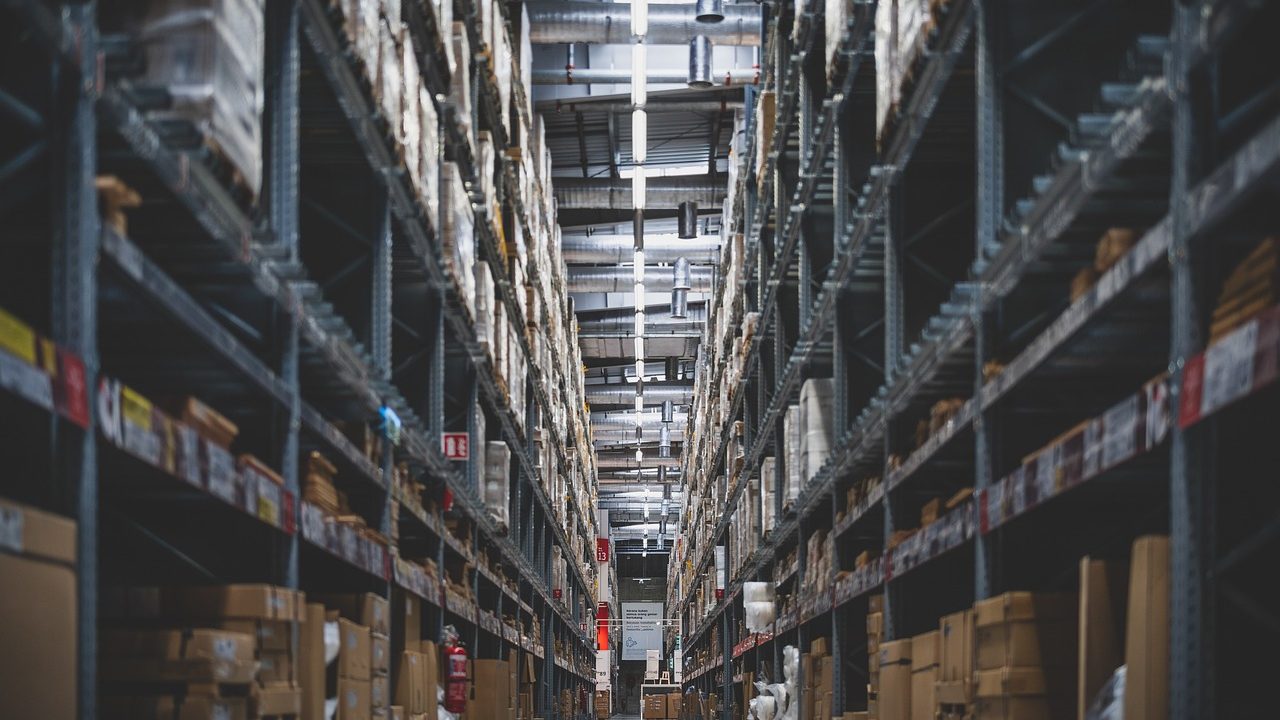 store, stacks, shelves